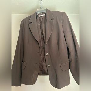 Vintage business jacket/blazer with shoulder pads, size unknown